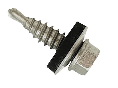 ForgeFix FORTFHWD6325 TechFast Self-Drilling Stitching Hex Screw &amp; Washer No.1 Tip 6.3 x 25mm Box 100