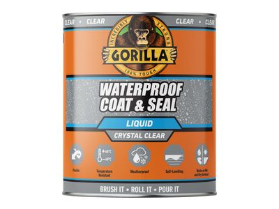 Gorilla Glue GRGPSPCL473N Gorilla Waterproof Coat &amp; Seal Clear 473ml