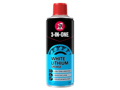 3-IN-ONE HOW44016 3-IN-ONE White Lithium Spray Grease 400ml