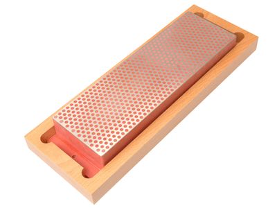 DMT DMTW8F Diamond Whetstone 200mm Wooden Box Red 600 Grit Fine