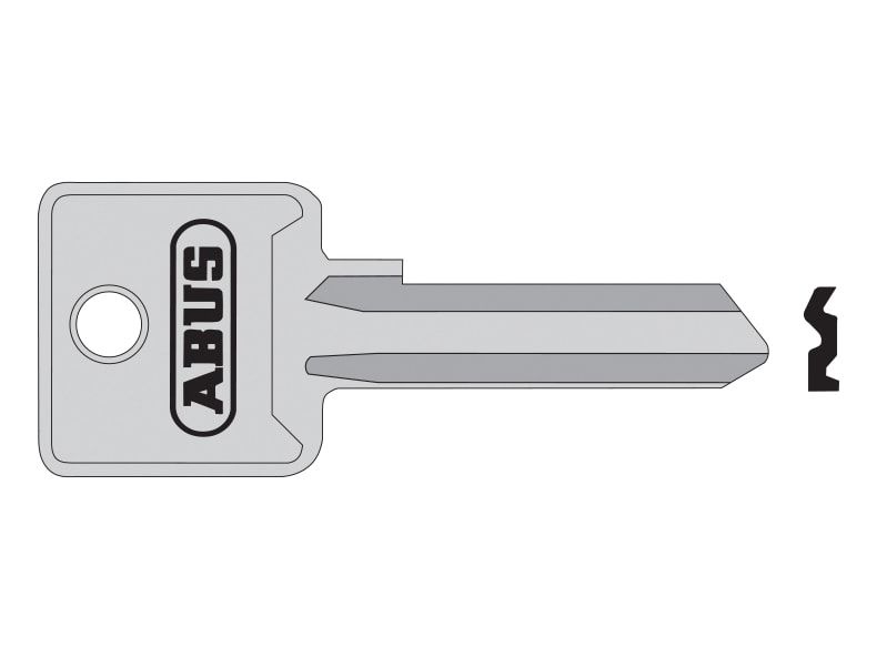 ABUS Mechanical ABUKB02703 85/50 50mm +60 Right Hand Key Blank