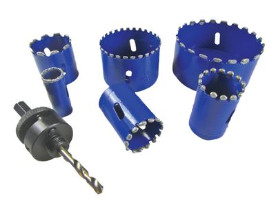 BOA BOA21001 Kitchen &amp; Bathroom Installer Kit Diamond Holesaw Set, 6 Piece