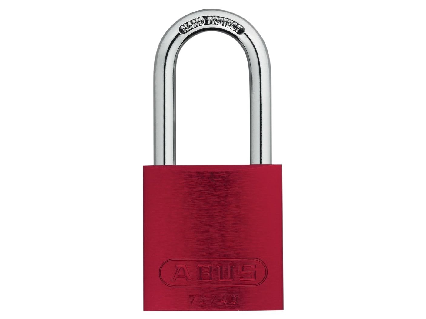 ABUS Mechanical ABUKA45239 72/40mm Aluminium Padlock 40mm Long Shackle Red Keyed Alike TT0216262