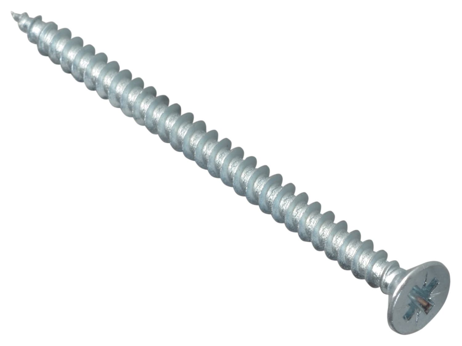 ForgeFix FORMPS460ZP Multi-Purpose Pozi Compatible Screw CSK ST ZP 4 x 60mm Box 200