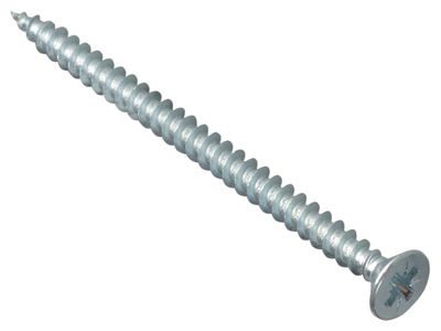ForgeFix FORMPS460ZP Multi-Purpose Pozi Compatible Screw CSK ST ZP 4 x 60mm Box 200