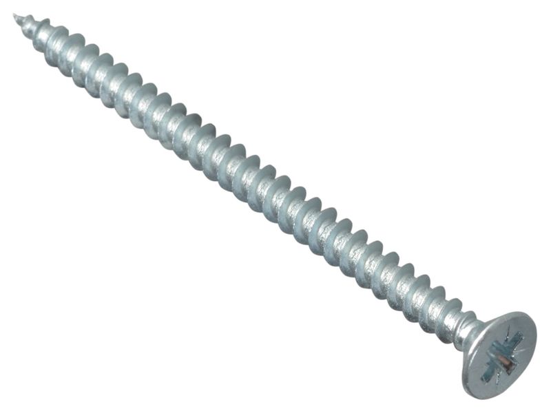 ForgeFix FORMPS460ZP Multi-Purpose Pozi Compatible Screw CSK ST ZP 4 x 60mm Box 200