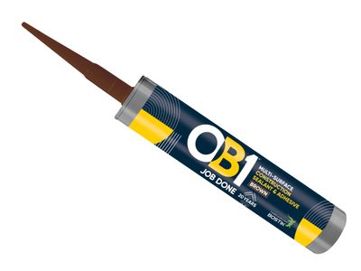 OB1 OB130617356 Hybrid Sealant &amp; Adhesive Brown 290ml