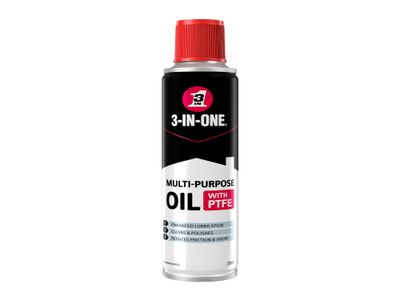 3-IN-ONE HOW31PTFE 3-IN-ONE Original Multi-Purpose Oil Spray with PTFE 250ml