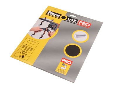 Flexovit FLV58252 Emery Cloth Sanding Sheets 230 x 280mm Fine 120G (25)