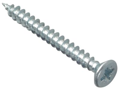 ForgeFix FORMPS440ZP Multi-Purpose Pozi Compatible Screw CSK ST ZP 4 x 40mm Box 200