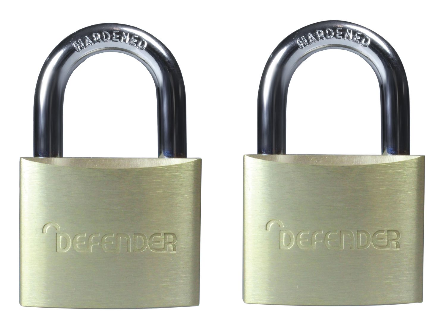 DEFENDER DEFDFAL4T Aluminium Padlock Twin Pack 40mm