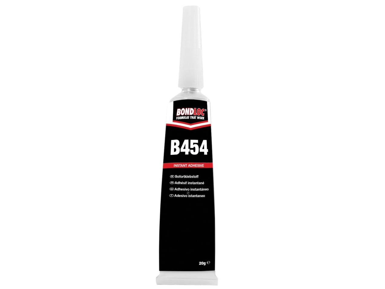 Bondloc BONB45420 B454 Thixotropic Non-Drip Gel Cyanoacrylate 20g