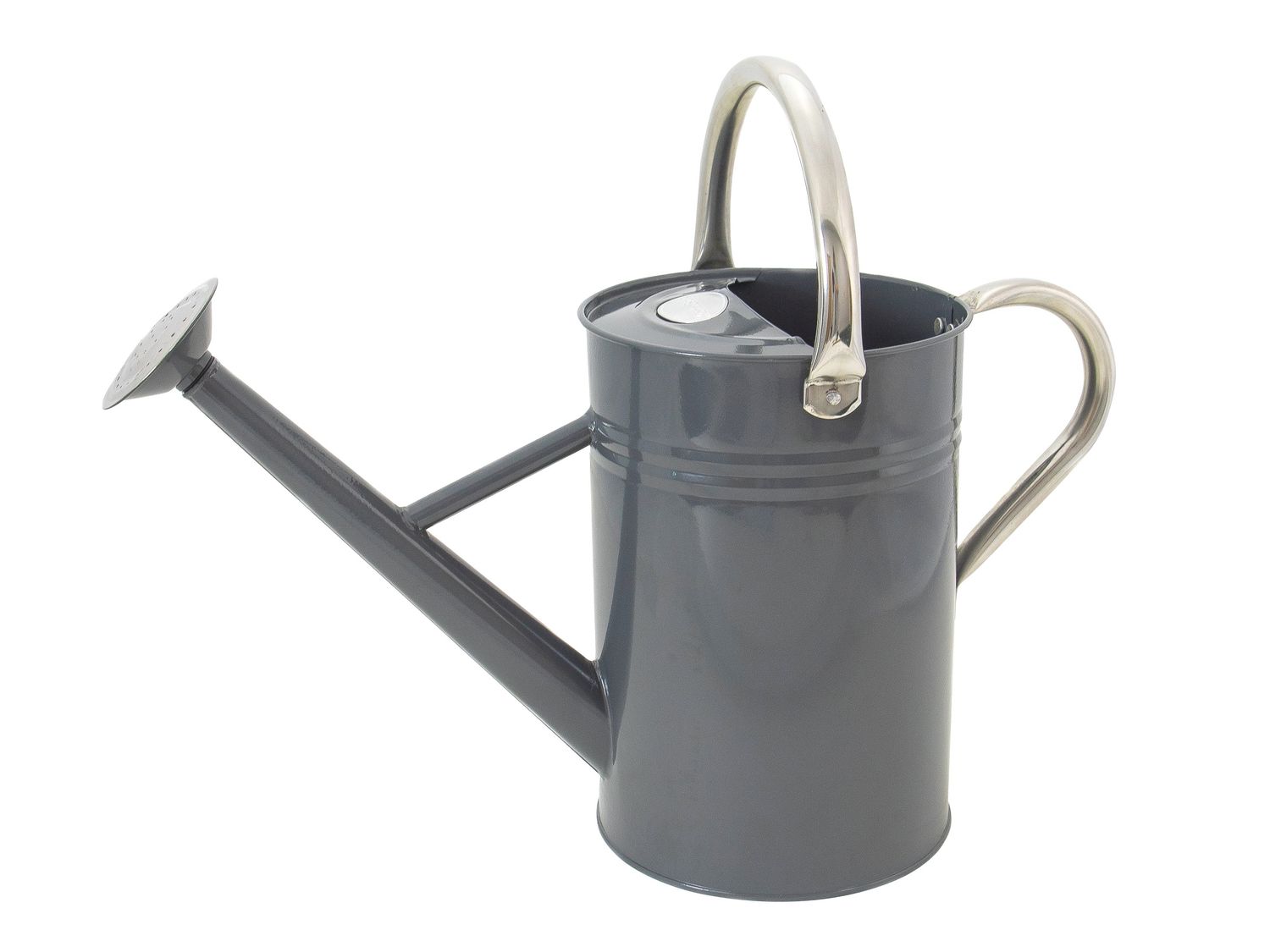 Kent &amp; Stowe K/S34884 Metal Watering Can Cool Grey 4.5 litre