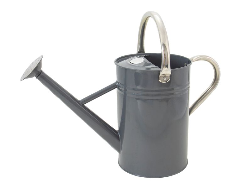 Kent &amp; Stowe K/S34884 Metal Watering Can Cool Grey 4.5 litre