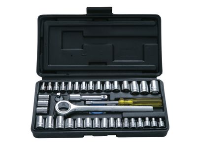BlueSpot Tools B/S01535 Mixed Drive Socket Set, 40 Piece