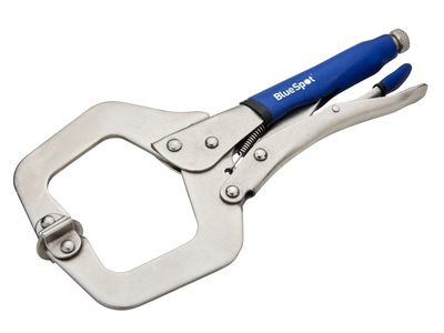 BlueSpot Tools B/S6531 Locking C-Clamp with Swivel Pads 280mm (11in)