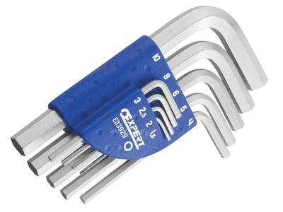 Expert BRIE113929B Metric Hexagon Key Short Arm Set, 9 Piece