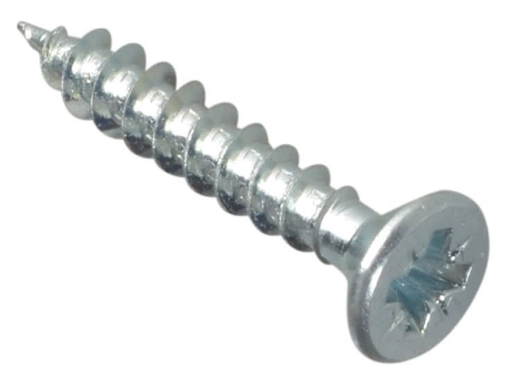 ForgeFix FORMPS425ZP Multi-Purpose Pozi Compatible Screw CSK ST ZP 4 x 25mm Box 200