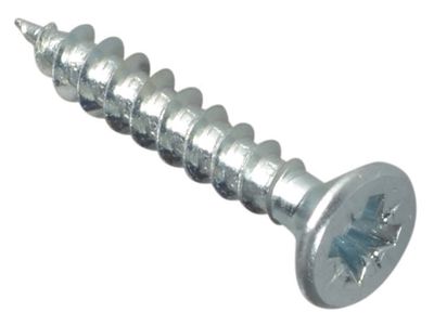 ForgeFix FORMPS425ZP Multi-Purpose Pozi Compatible Screw CSK ST ZP 4 x 25mm Box 200