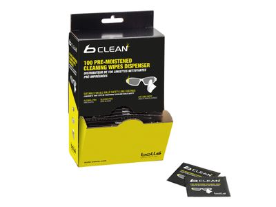 Bolle Safety BOLPACW100 B100 b Clean Cleaning Tissues Dispenser (Pack 100)