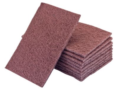 Flexipads World Class FLE34005 Hand Pads Maroon Very Fine 230 x 150mm (Pack 10)