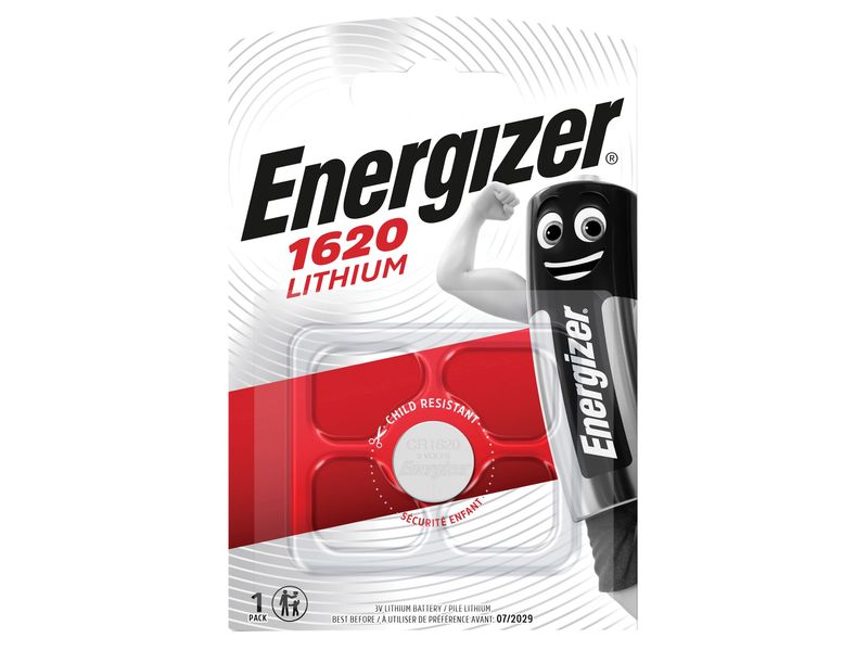 Energizer ENGCR1620 CR1620 Coin Lithium Battery (Single)