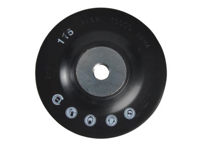 Flexovit FLV56835 Backing Pad For Fibre &amp; Semi Flexible Discs 115 x 22mm