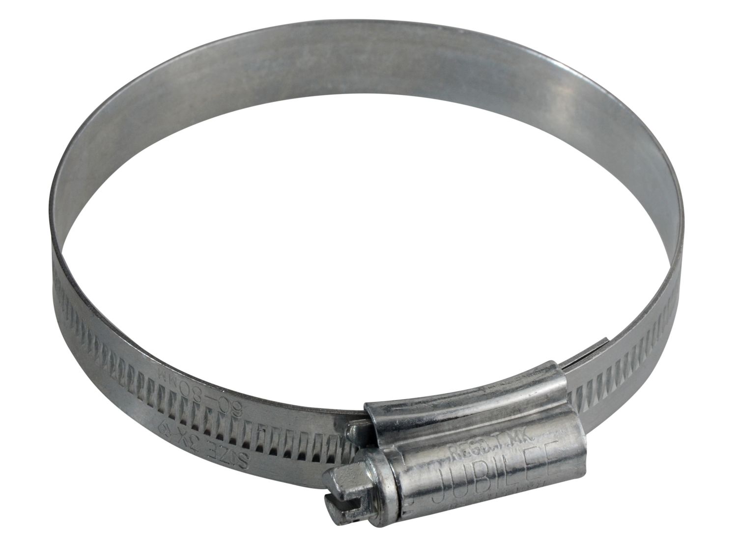 Jubilee JUB3X 3X Zinc Protected Hose Clip 60 - 80mm (2.3/8 - 3.1/8in)