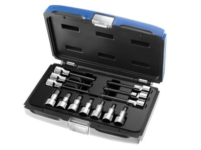 Expert BRIE032906B 1/2in Drive Hex Bit Socket Set, 13 Piece