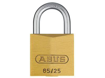 ABUS Mechanical ABUKA03891 65/25mm Brass Padlock Keyed Alike 253