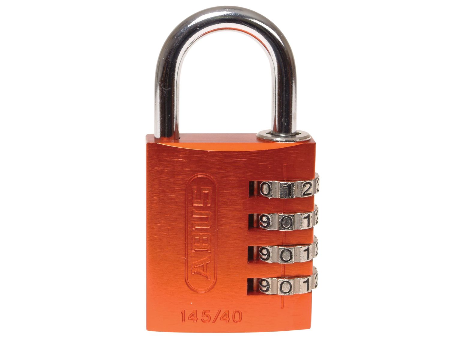 ABUS Mechanical ABU14540ORA 145/40 40mm Aluminium Combination Padlock Orange 49527