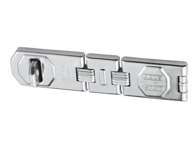 ABUS Mechanical ABU110195HS 110/195 Hinged Hasp &amp; Staple 195mm