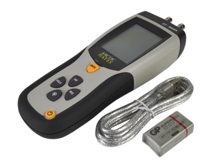 Arctic Hayes ARC998673 Digital Differential Pressure Meter
