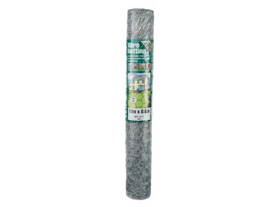 Gardman GDM50055 Galvanised Wire Netting 25mm Hexagon, 10 x 0.9m
