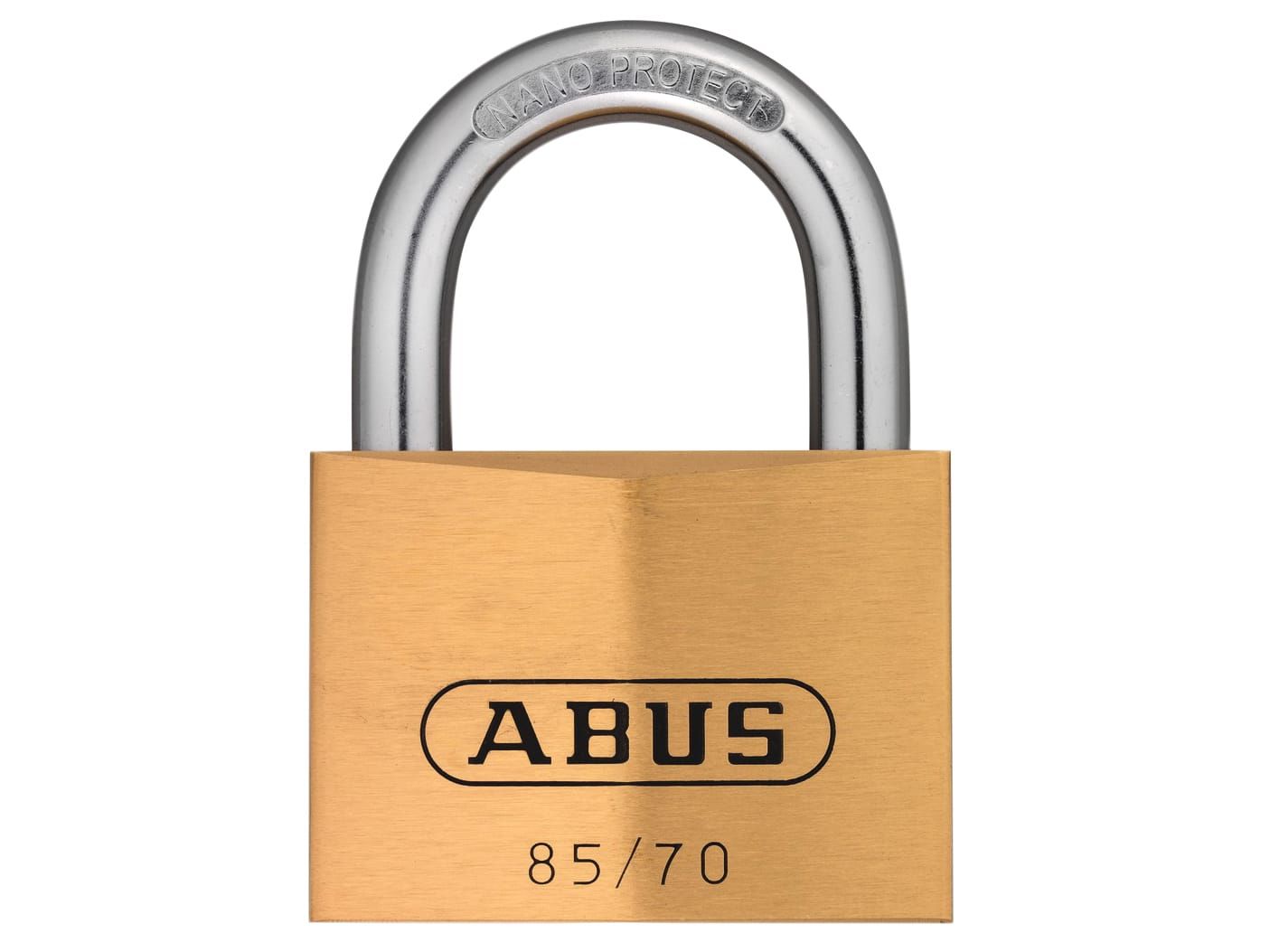 ABUS Mechanical ABUKA02498 85/70mm Brass Padlock Keyed Alike 121