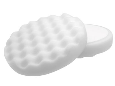 Flexipads World Class FLE44726 White Waffle Very Firm Cutting Pad 150mm