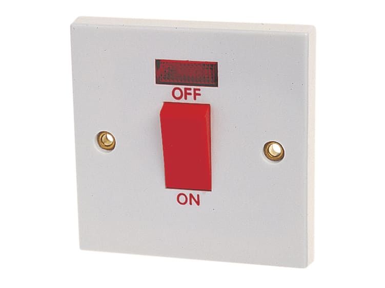 Dencon DCN4456NB Double Pole Switch with Pilot Lamp 45A