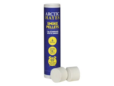 Arctic Hayes ARCPH001 Smoke Pellets Standard 13g White (Tube 6)