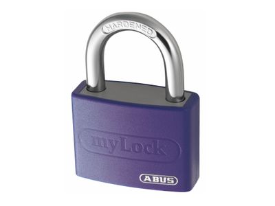 ABUS Mechanical ABU65AL40VIO T65AL/40mm My Lock Aluminium Padlock Violet