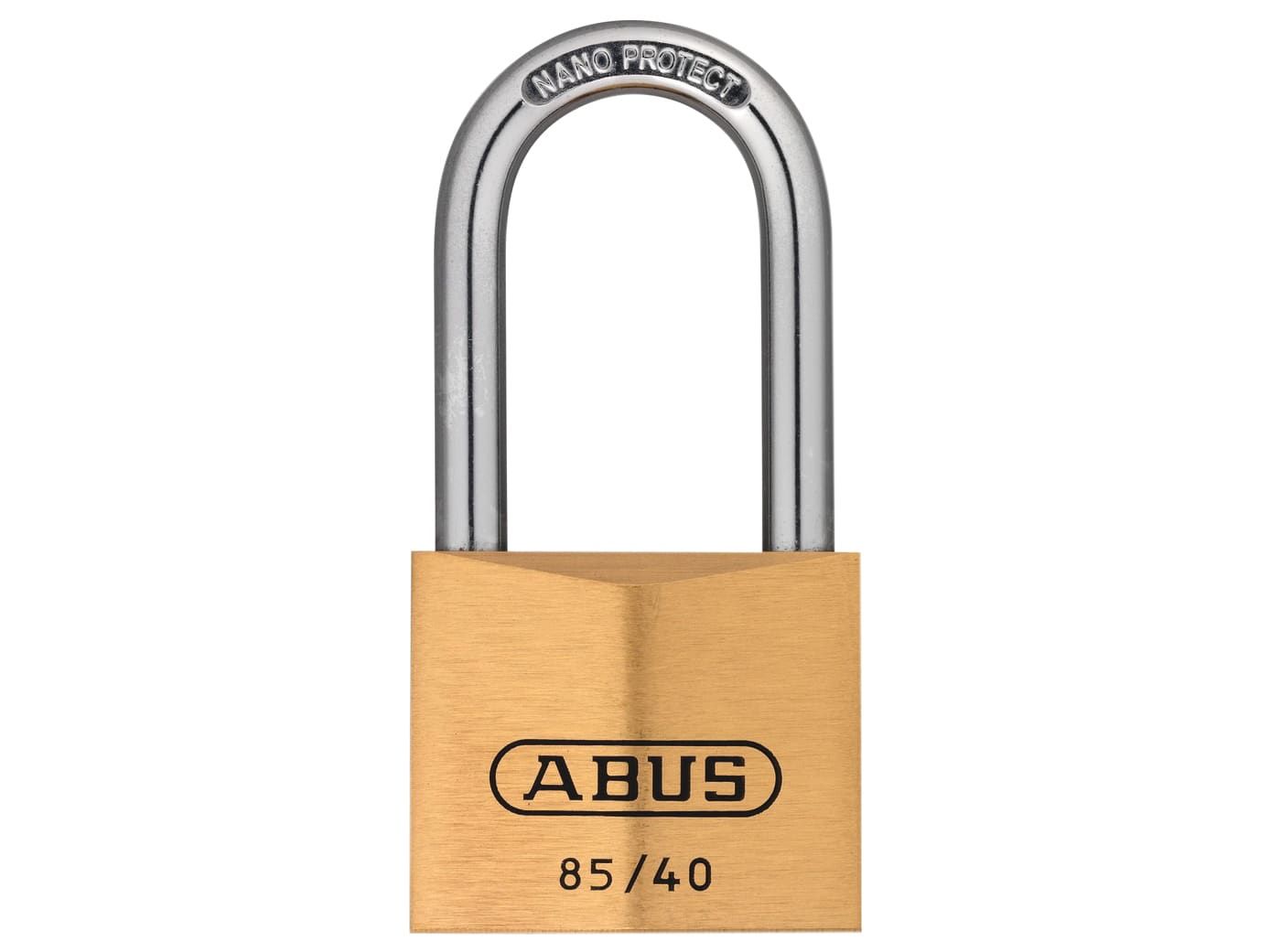 ABUS Mechanical ABU8540LS 85/40mm Brass Padlock 40mm Long Shackle
