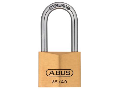 ABUS Mechanical ABU8540LS 85/40mm Brass Padlock 40mm Long Shackle