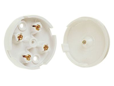 Dencon DCN4045WNB 4 Terminal Junction Box 5A White