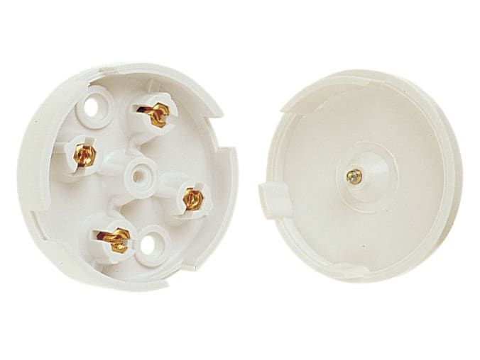 Dencon DCN4045WNB 4 Terminal Junction Box 5A White