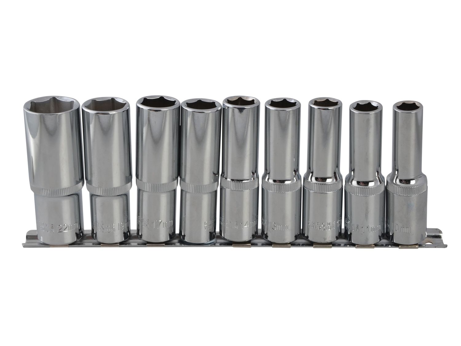 BlueSpot Tools B/S01541 1/2in Drive Deep Socket Set, 9 Piece