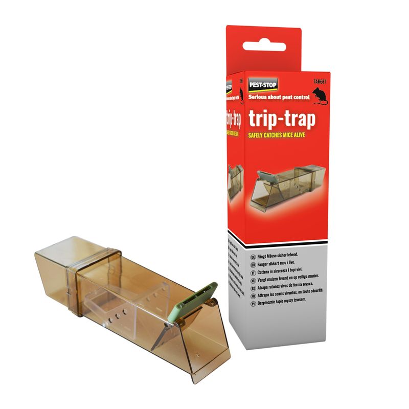 Pest-Stop PRCPSTTB Trip-Trap Humane Mouse Trap
