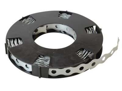 ForgeFix FORGB12 Contractor Galvanised Fixing Band Medium Duty 12mm x 0.7 x 10m Box 1