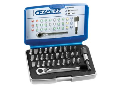 Expert BRIE131702B E131702 1/4in Bit Set, 32 Piece