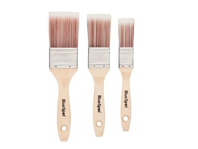 BlueSpot Tools B/S36010 Synthetic Paint Brush Set, 3 Piece