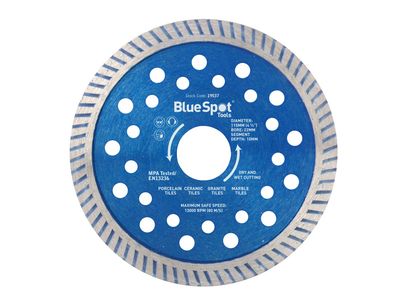 BlueSpot Tools B/S19537 Turbo Cutting Disc 115 x 22mm