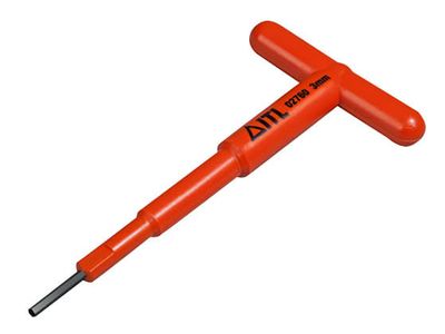ITL Insulated ITL02760 Insulated Light T Handle Hex Key 3mm